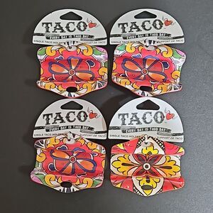 Taco HolderBundle of 4 Melamine Single Fiesta Taco Holders CLEARANCE